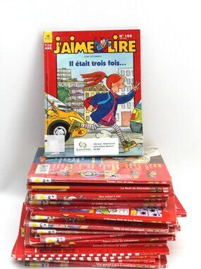 Lot 25 Magazines J'aime Lire Enfants Children French 80s 90 2000s 7-10 years #5